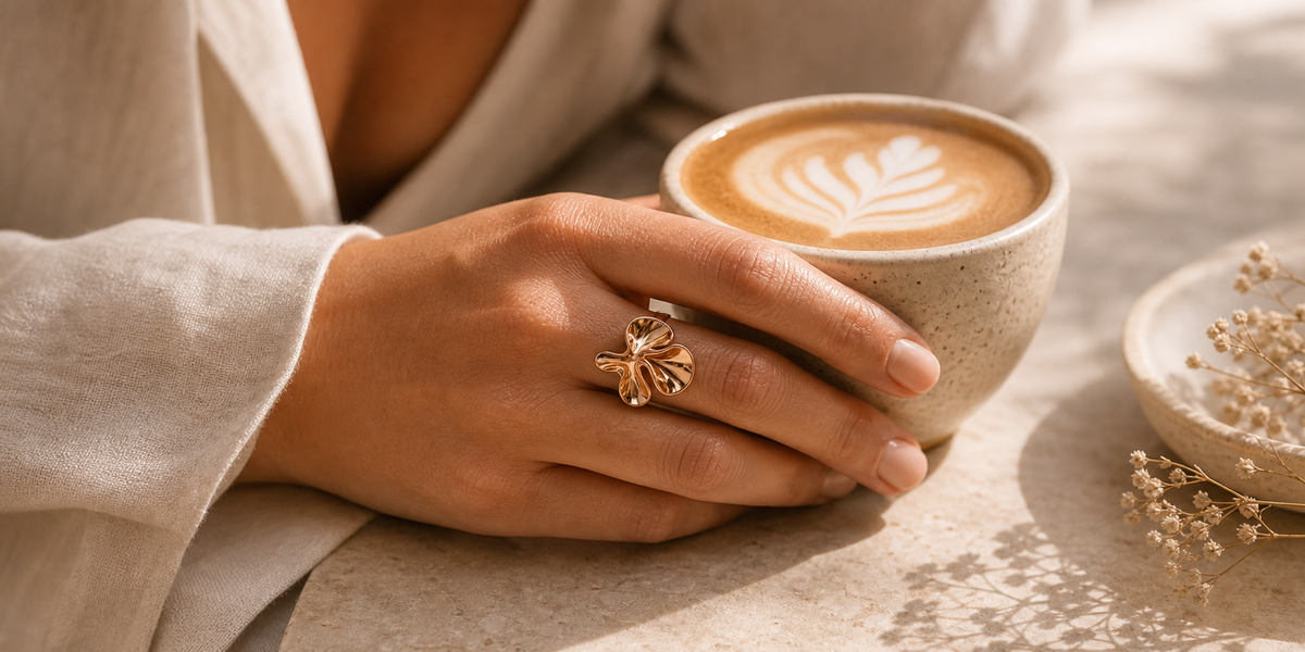 The Bloom Cuff in Golden Light